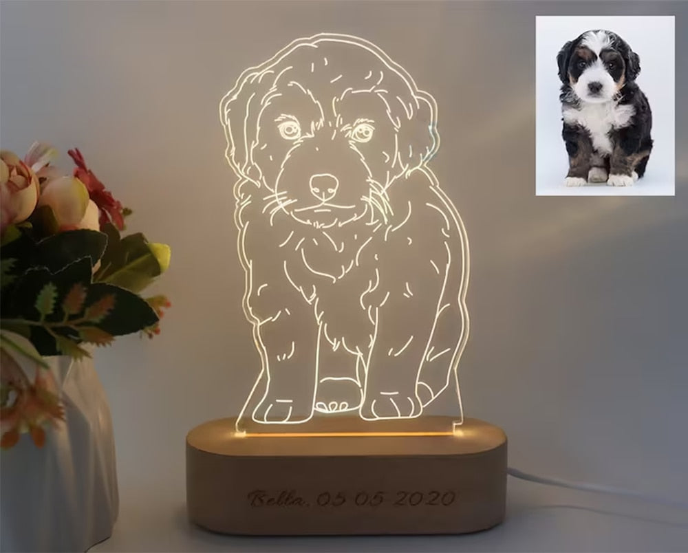 Personalized 3D Photo Lamp Night